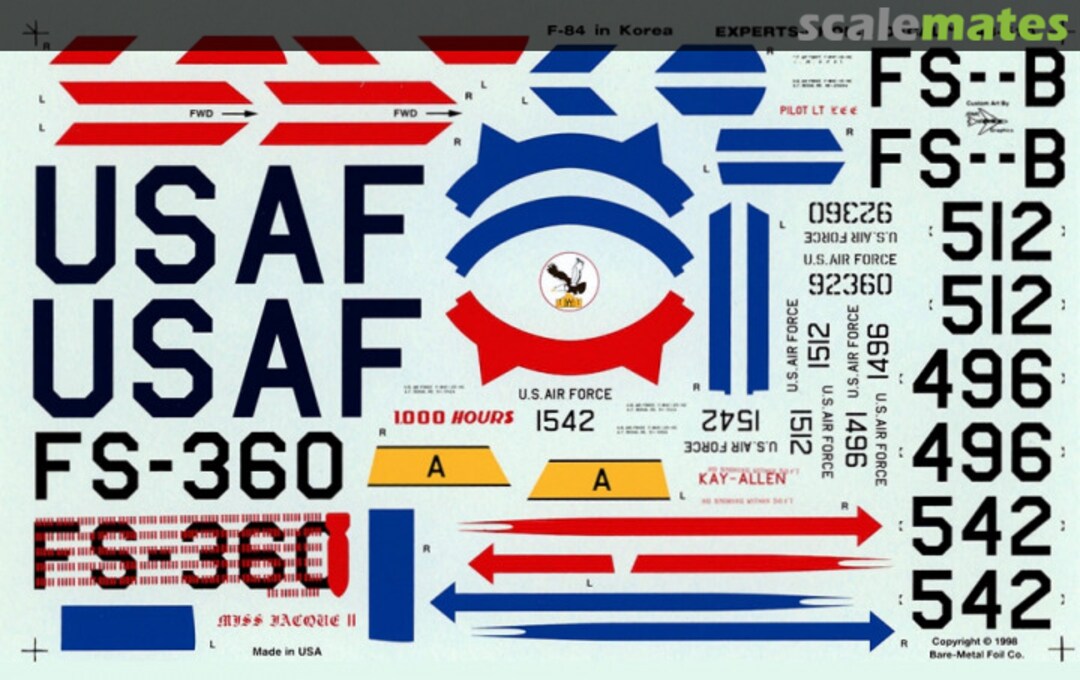 Boxart ANG Thunderjets in Korea 1951-1952 48-51 Experts-Choice Decal Boxart ANG Thunderjets in Korea 1951-1952 48-51 Experts-Choice Decal