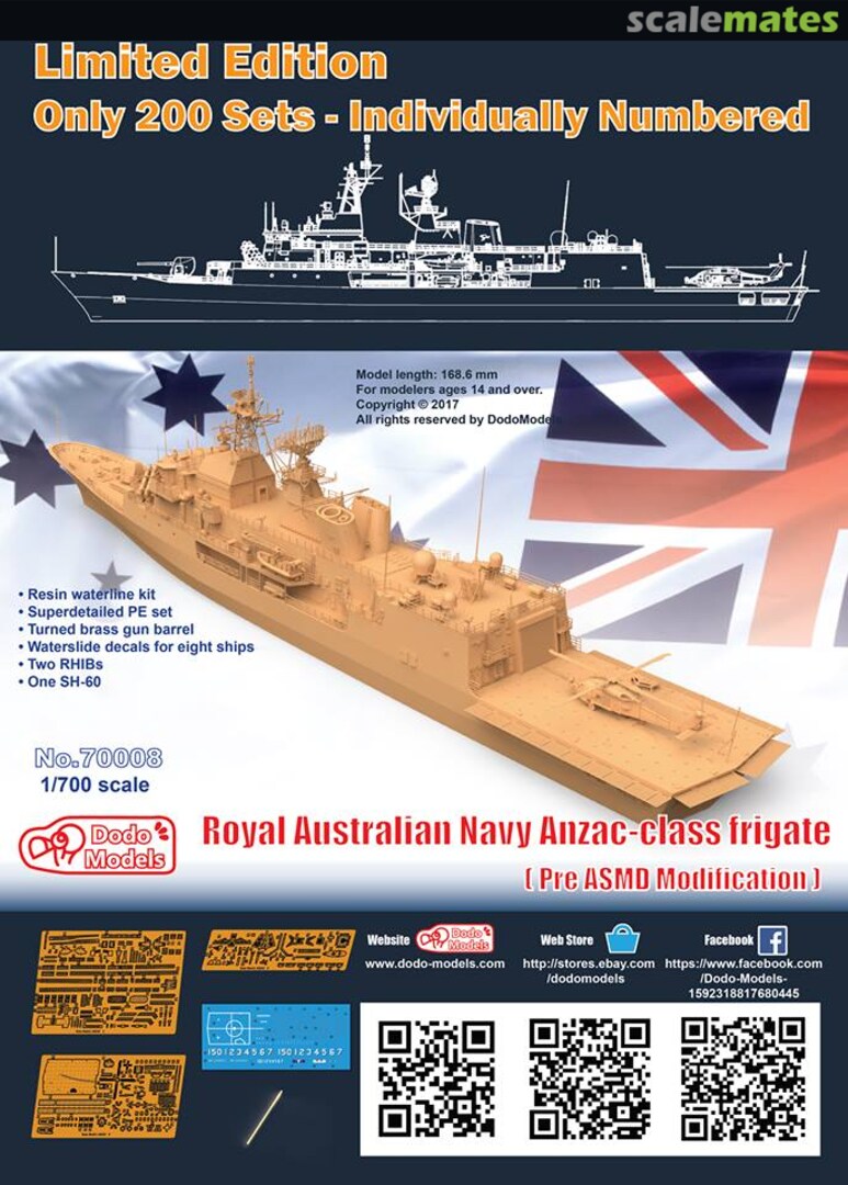 Boxart Meko 200 Anzac Class Frigate 70008 Dodo Models