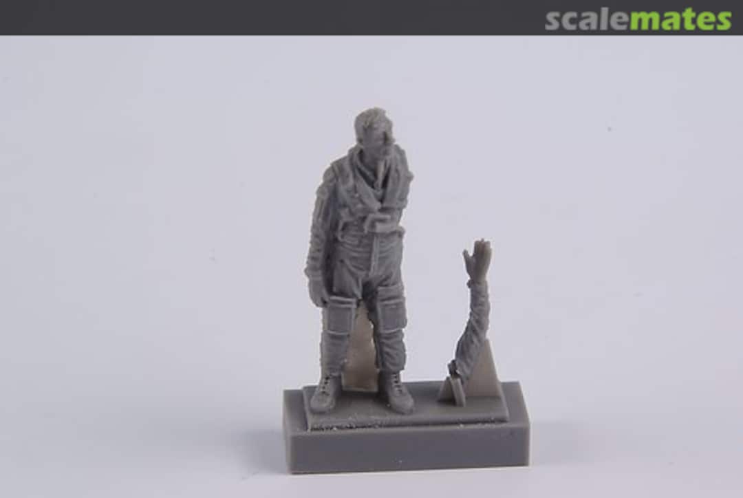 Boxart AJ-37/JA-37 Viggen Pilot Climbing Ladder into Cockpit F48351 CMK Boxart AJ-37/JA-37 Viggen Pilot Climbing Ladder into Cockpit F48351 CMK