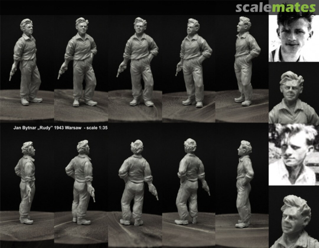 Boxart Jan Bytnar "Rudy" 1943 Warsaw 35HM0032 Scibor Monsterous Miniatures Boxart Jan Bytnar "Rudy" 1943 Warsaw 35HM0032 Scibor Monsterous Miniatures