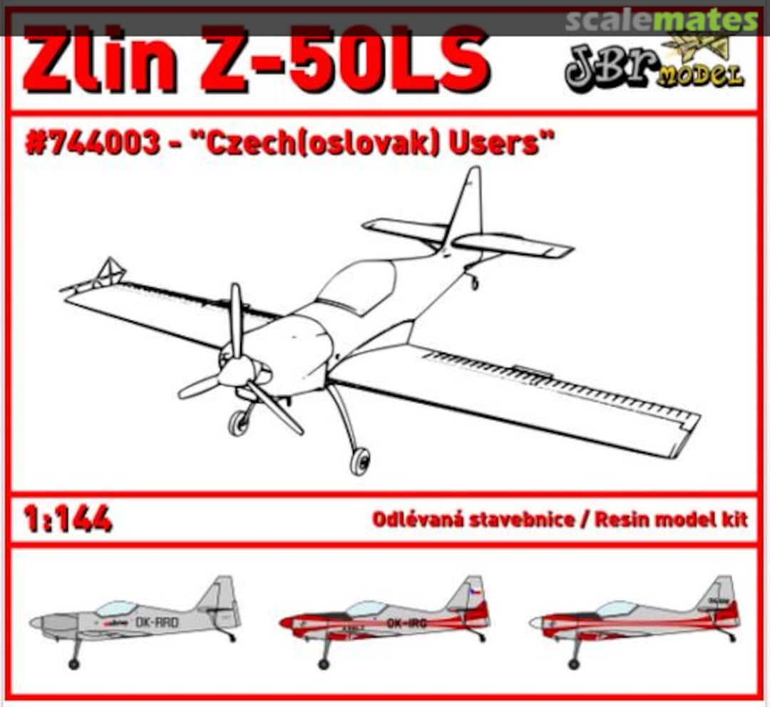 Boxart Zlin Z-50LS 744003 JBr Decals Boxart Zlin Z-50LS 744003 JBr Decals
