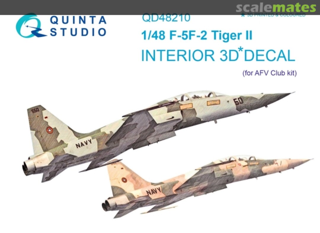Boxart F-5F-2 Tiger II interior 3D decals QD48210 Quinta Studio Boxart F-5F-2 Tiger II interior 3D decals QD48210 Quinta Studio