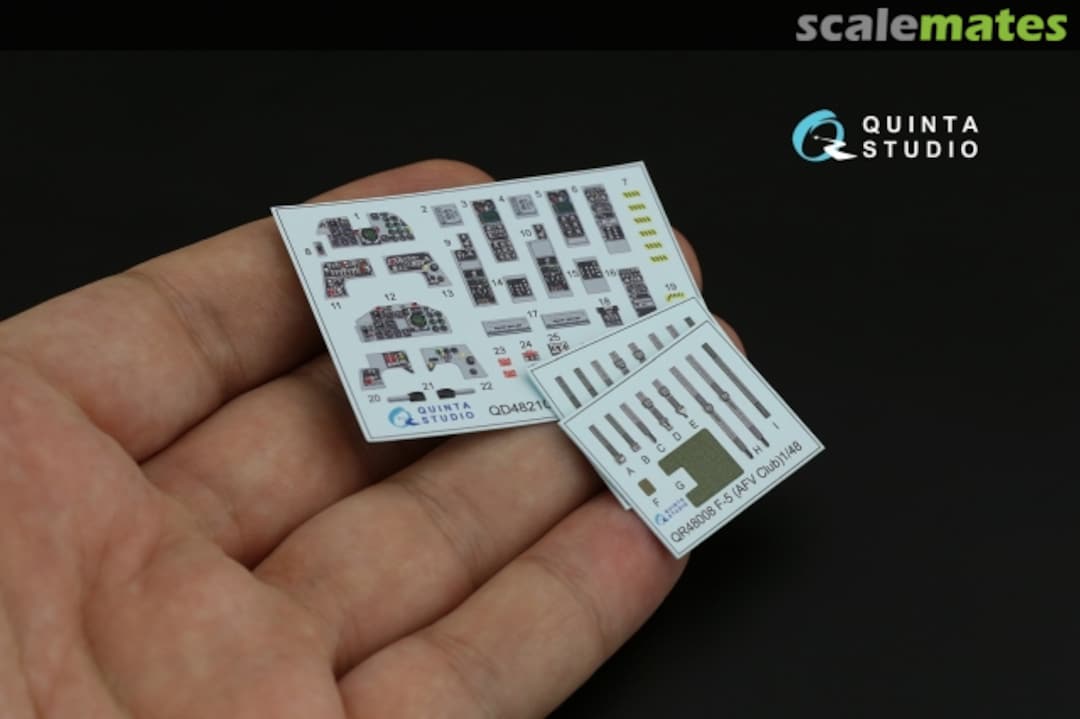 Contents F-5F-2 Tiger II interior 3D decals QD48210 Quinta Studio Contents F-5F-2 Tiger II interior 3D decals QD48210 Quinta Studio