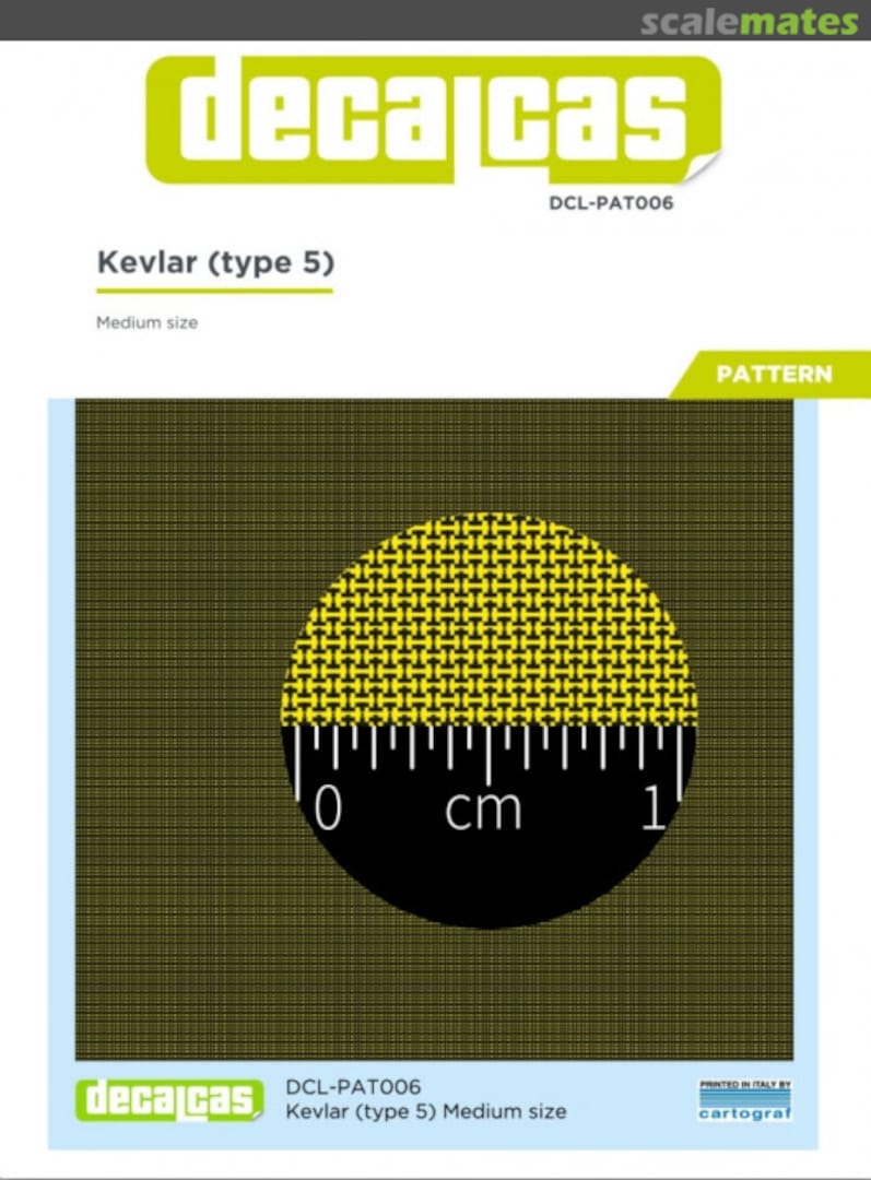 Boxart Kevlar - type 5 - Medium Size DCL-PAT006 Decalcas Boxart Kevlar - type 5 - Medium Size DCL-PAT006 Decalcas