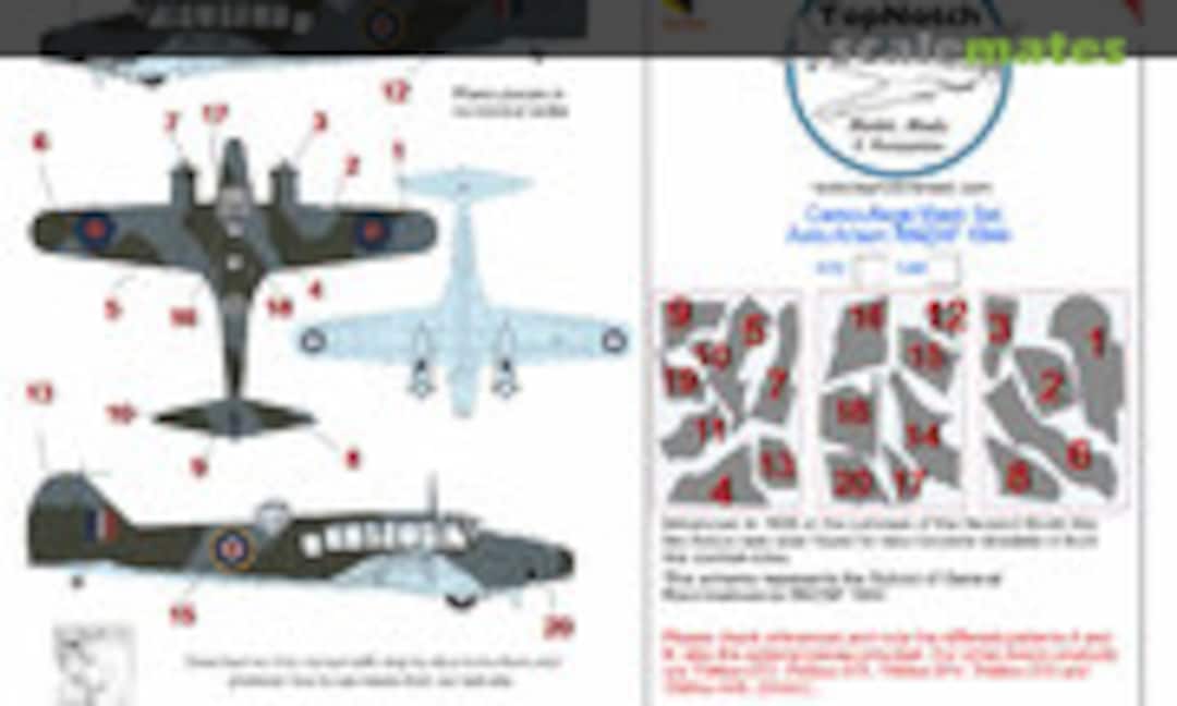 1:48 Avro Anson - RNZAF 1944 (TopNotch TNM48-M077) TNM48-M077