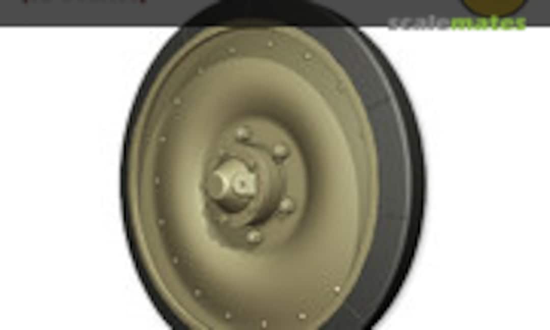 1:35 Scimitar CVR(T) Wheels Set (Gecko) (Fat Frog Scale Models DE35023) DE35023