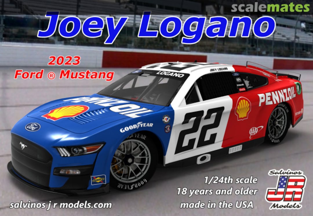 Boxart 2023 Ford Mustang PF2023JLD Salvinos JR Models Boxart 2023 Ford Mustang PF2023JLD Salvinos JR Models