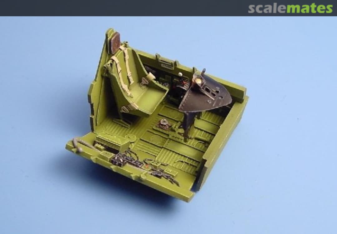 Boxart P-47D Thunderbolt cockpit set 4059 Aires Boxart P-47D Thunderbolt cockpit set 4059 Aires