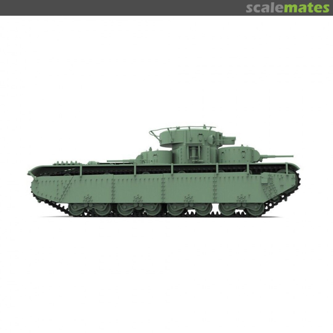 Boxart T-35 Soviet Heavy Tank 48618 SSMODEL Boxart T-35 Soviet Heavy Tank 48618 SSMODEL