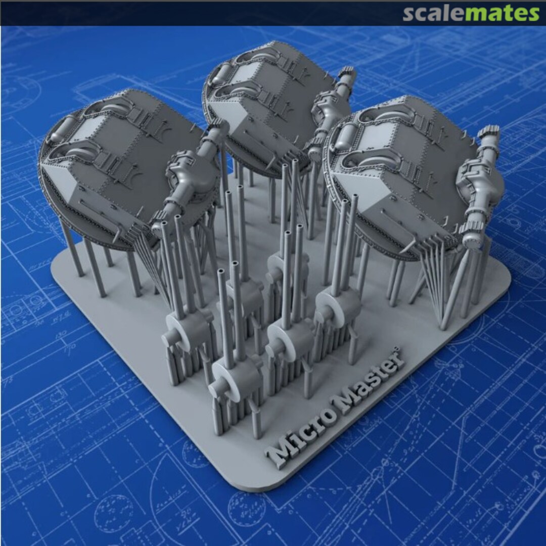 Boxart Quad 130mm/45 (5.1") Model 1932 MM0129P Micro Master Boxart Quad 130mm/45 (5.1") Model 1932 MM0129P Micro Master