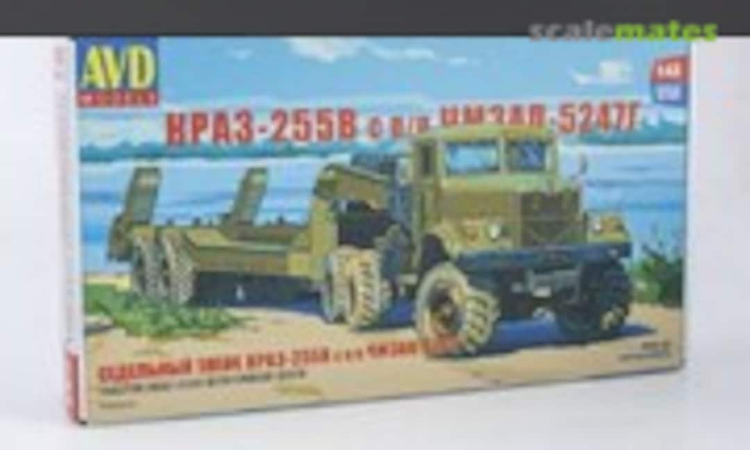 1:43 KrAZ-255V Tractor with CHMZAP 5247G Semi-Trailer (AVD Models 7055AVD) 7055AVD