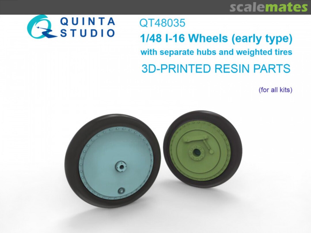 Boxart I-16 wheels (early type) QT48035 Quinta Studio