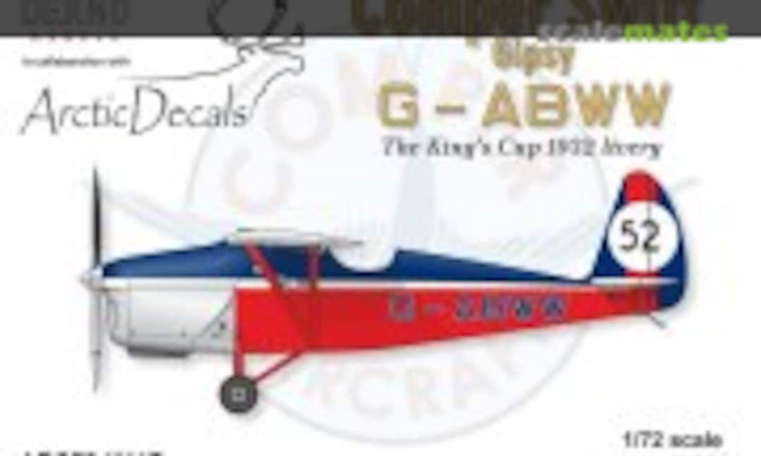 1:72 Comper Swift Gipsy G-ABWW (Arctic Decals ARC72-K11F) ARC72-K11F