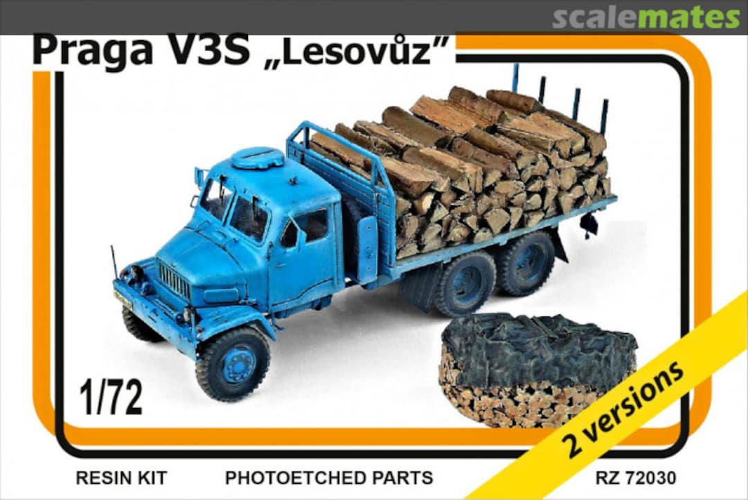 Boxart Praga V3S "loggingtruck" 72030 MMK Boxart Praga V3S "loggingtruck" 72030 MMK