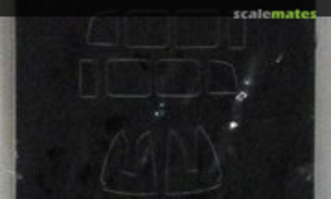 1:48 UH-1D Canopy Masks (Cutting Edge Modelworks CEBM48393) CEBM48393