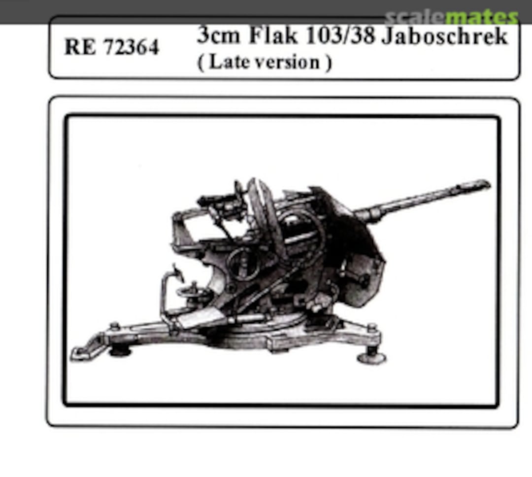 Boxart 3cm Flak 103/38 Jaboschreck (Late Version) RE72364 Attack Hobby Kits Boxart 3cm Flak 103/38 Jaboschreck (Late Version) RE72364 Attack Hobby Kits