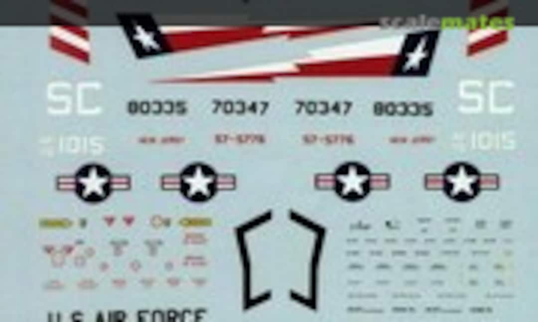 1:72 Air National Guard F-101B, F-105B, A-7D (Microscale 72-304)