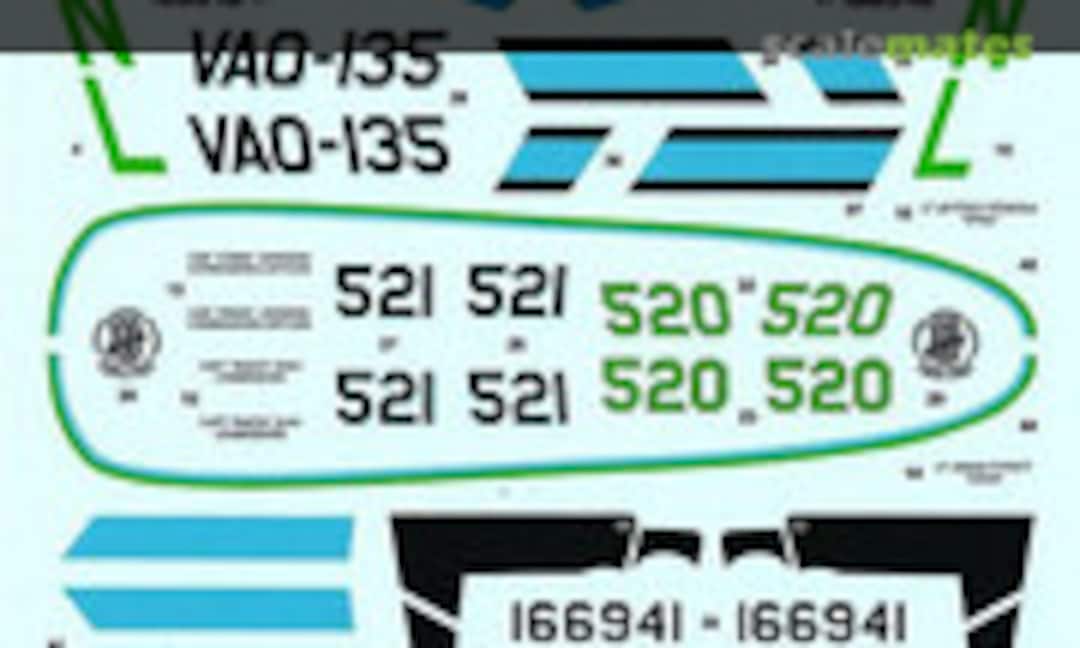 1:48 EA-18G Growler (Authentic Decals 48-54) 48-54