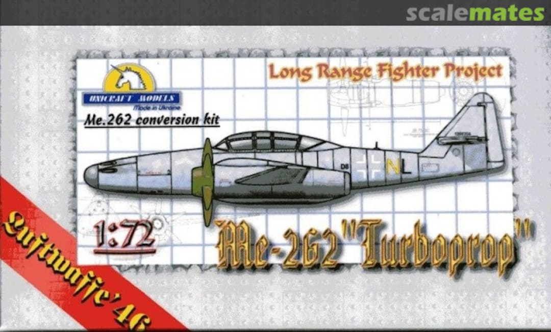 Boxart Me-262 Turboprop Unknown Unicraft Models Boxart Me-262 Turboprop Unknown Unicraft Models