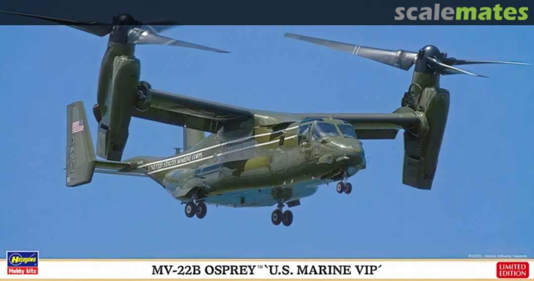Boxart MV-22B Osprey `U.S. Marine VIP´ 02159 Hasegawa Boxart MV-22B Osprey `U.S. Marine VIP´ 02159 Hasegawa