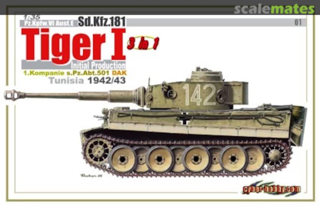 Boxart Tiger I Initial Production 6286 Cyber Hobby Boxart Tiger I Initial Production 6286 Cyber Hobby