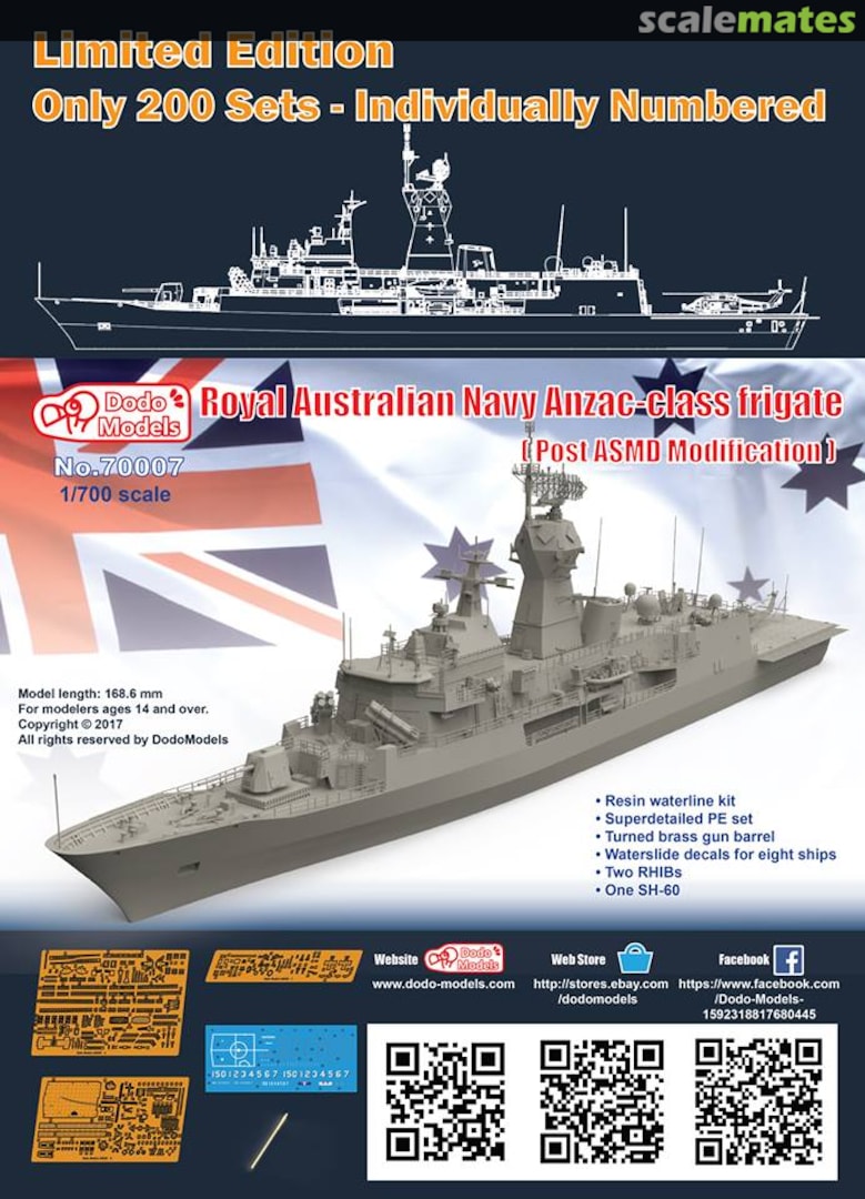 Boxart Meko 200 Anzac Class Frigate 70007 Dodo Models