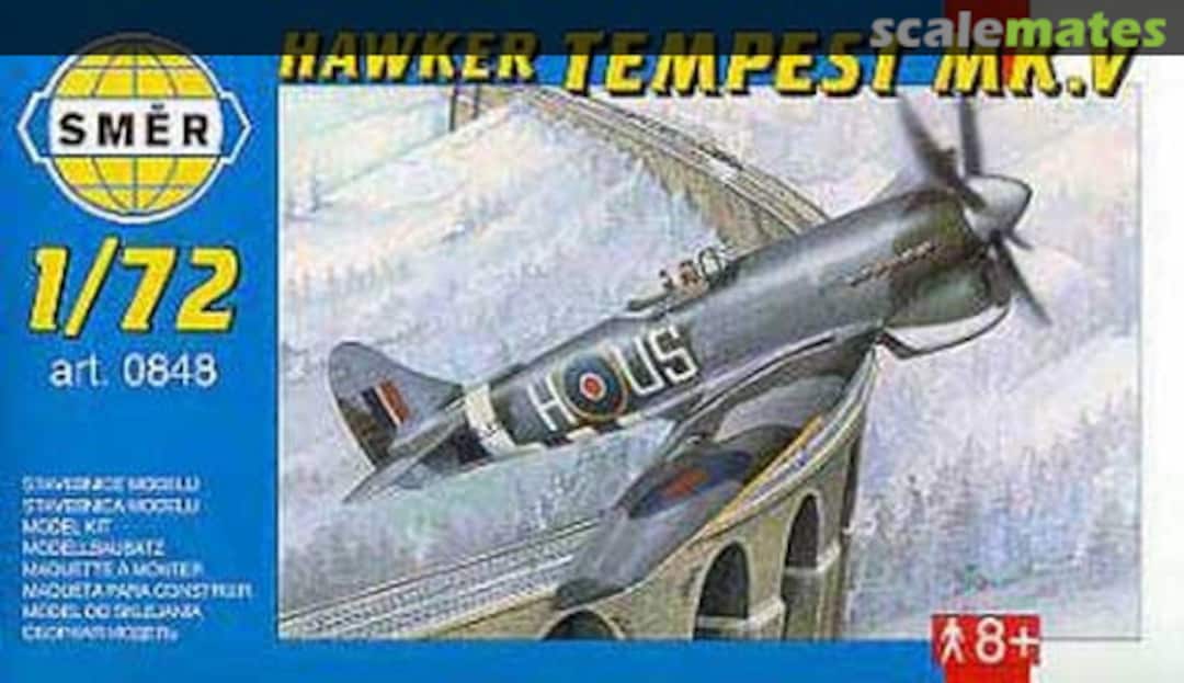 Boxart Hawker Tempest Mk.V 848 Směr Boxart Hawker Tempest Mk.V 848 Směr