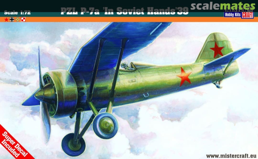 Boxart PZL P-7a 'In Soviet Hands'39 B-38 MisterCraft Boxart PZL P-7a 'In Soviet Hands'39 B-38 MisterCraft