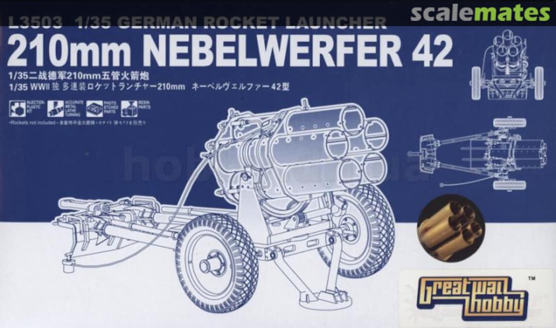 Boxart Rocket Launcher 210mm Nebelwerfer 42 L3503 Great Wall Hobby Boxart Rocket Launcher 210mm Nebelwerfer 42 L3503 Great Wall Hobby