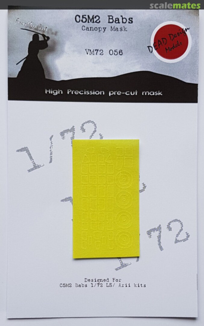 Boxart Nakajima C5M2 Babs mask VM72056 DEAD Design Models