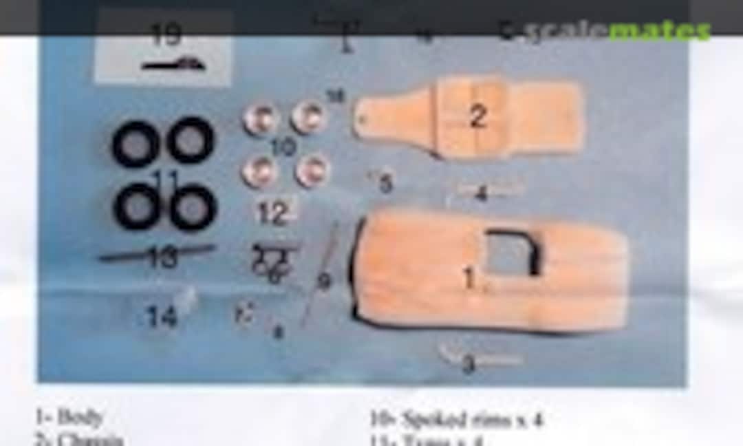 Aston Martin-Chevy DB3S #112 (AML Miniatures AML10)