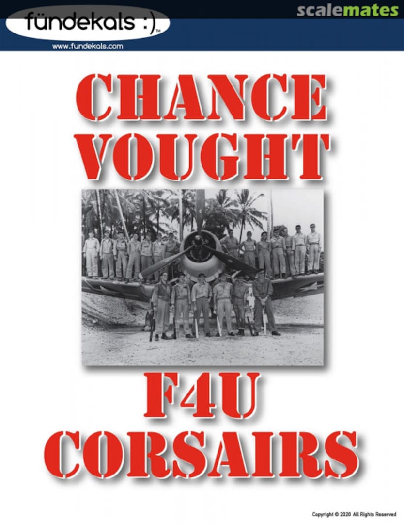 Boxart Chance-Vought F4U Corsairs 48-024 fündekals Boxart Chance-Vought F4U Corsairs 48-024 fündekals