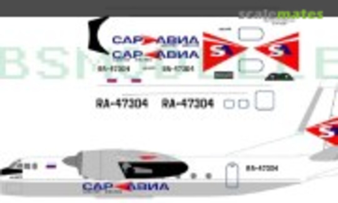 1:72 Antonov An-24RV Saratov airlines decal (BSmodelle BSM72030) BSM72030