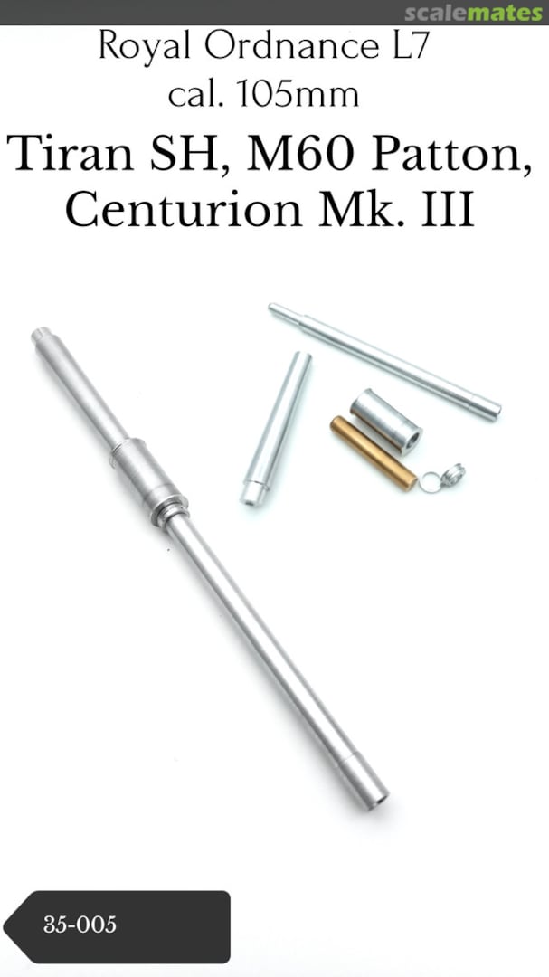 Boxart Royal Ordnance L7 cal. 105mm 35-005 MicroWorld Boxart Royal Ordnance L7 cal. 105mm 35-005 MicroWorld