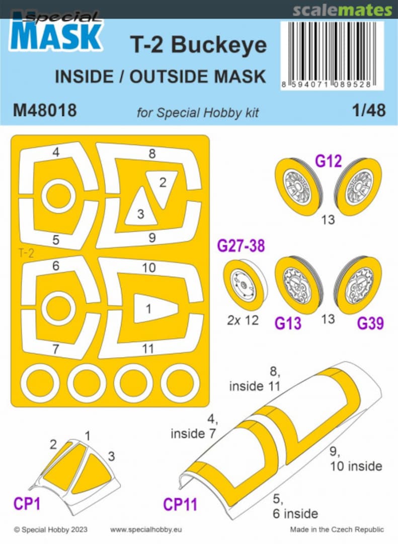 Boxart T-2 Buckeye M48018 Special Mask Boxart T-2 Buckeye M48018 Special Mask