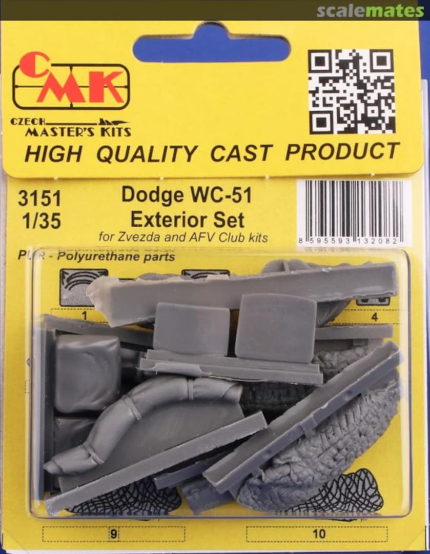 Boxart Dodge WC-51 Exterior Set 3151 CMK Boxart Dodge WC-51 Exterior Set 3151 CMK