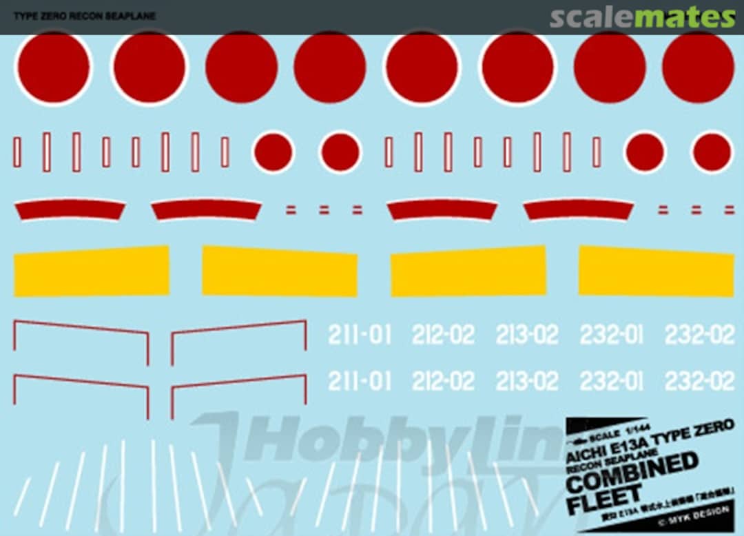 Boxart Aichi E13A Type 0 Recon Seaplane Combined Fleet 06278 MYK Design Boxart Aichi E13A Type 0 Recon Seaplane Combined Fleet 06278 MYK Design