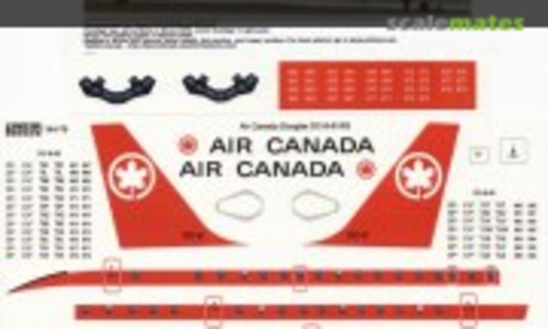 1:144 Air Canada DC-8-63 (26 Decals 144-76)