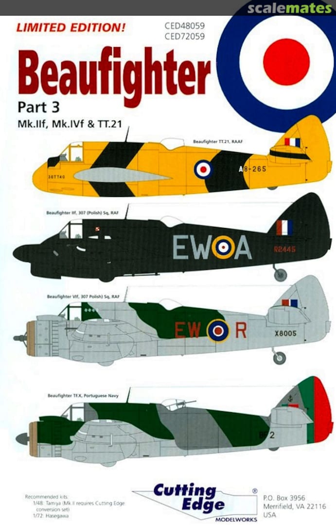 Boxart Beaufighter CED48059 Cutting Edge Modelworks Boxart Beaufighter CED48059 Cutting Edge Modelworks