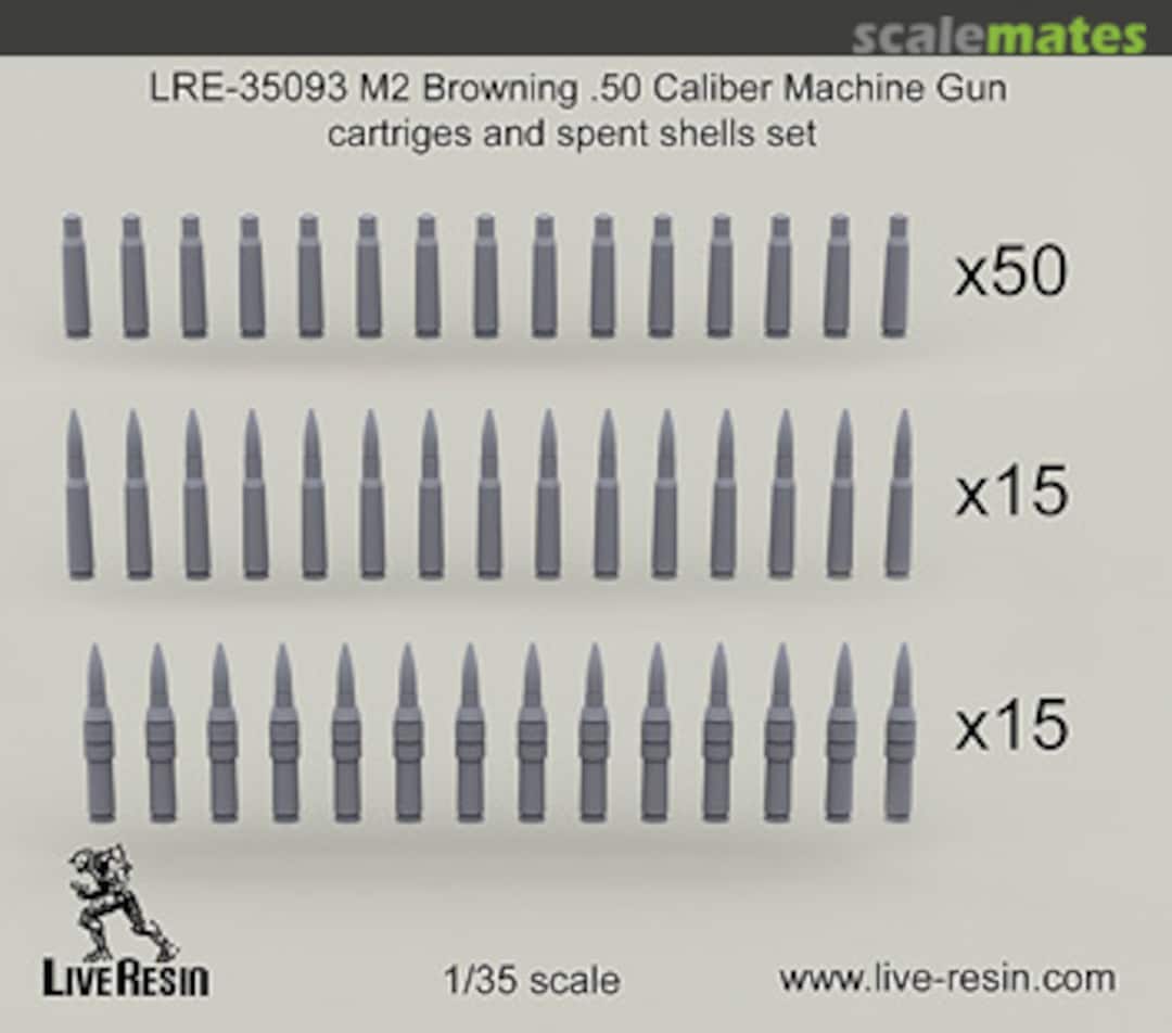 Boxart M2 Browning .50 Caliber Machine Gun cartridges and spent shells set LRE-35093 Live Resin Boxart M2 Browning .50 Caliber Machine Gun cartridges and spent shells set LRE-35093 Live Resin