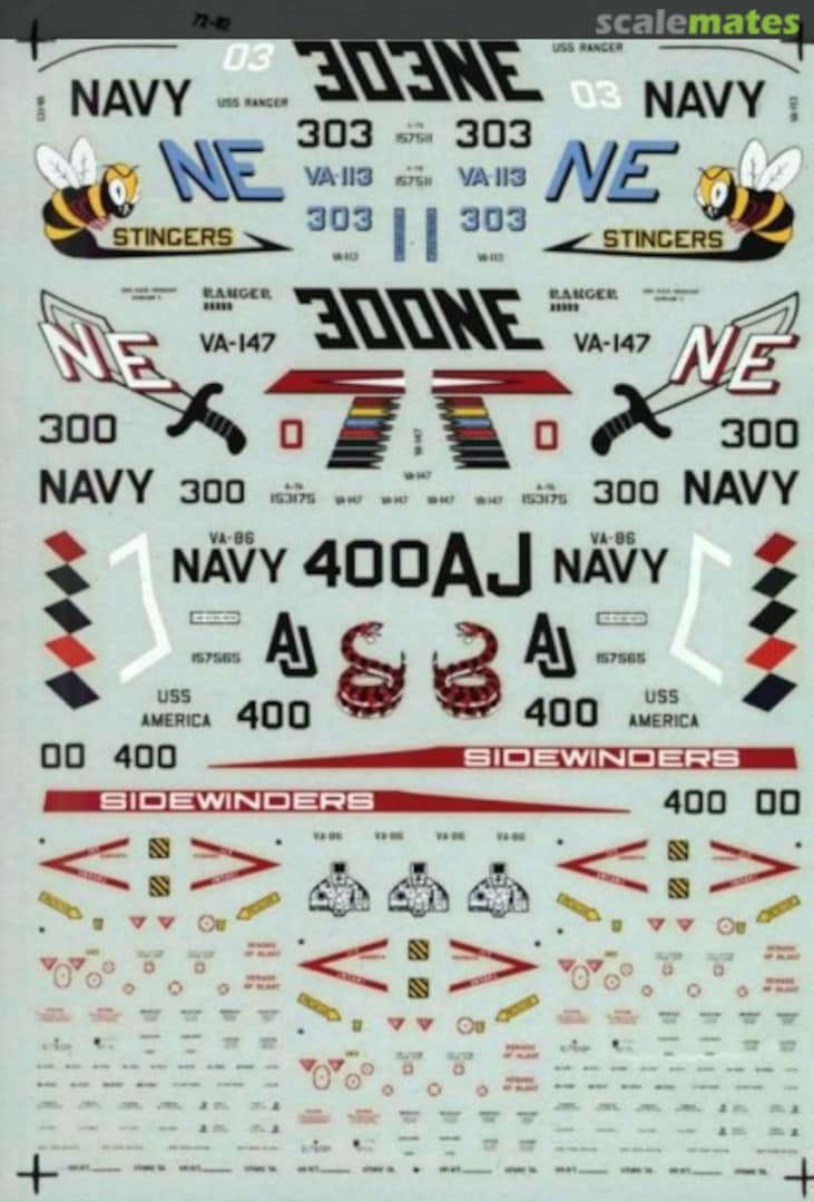 Boxart Navy A-7 Corsair II 72-82 Microscale Boxart Navy A-7 Corsair II 72-82 Microscale