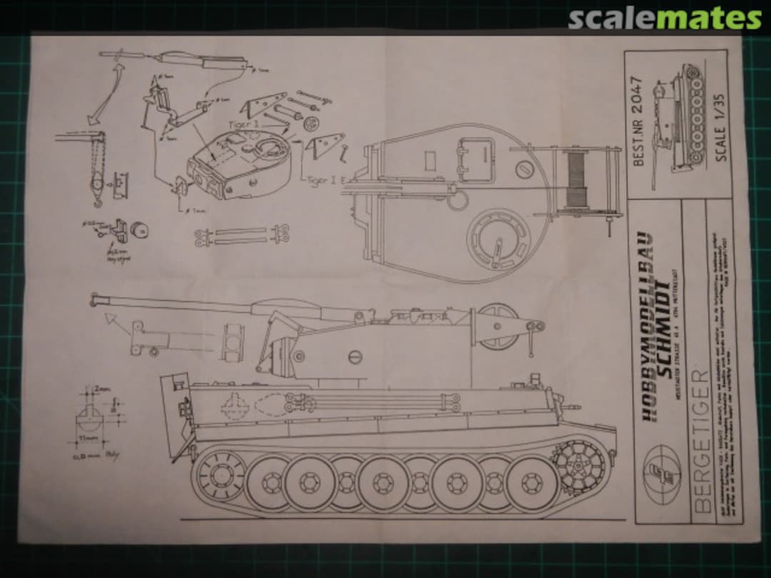 Boxart Bergetiger 2047 Hobbymodellbau Schmidt Boxart Bergetiger 2047 Hobbymodellbau Schmidt