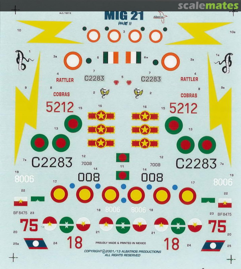 Boxart MiG-21 ALC/72013 Albatros Modelworks Boxart MiG-21 ALC/72013 Albatros Modelworks