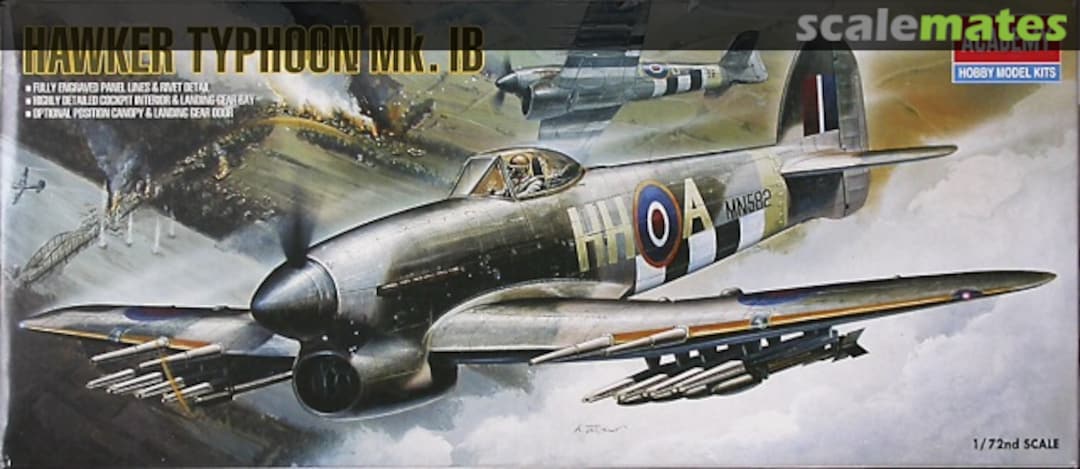Boxart Hawker Typhoon Mk. IB 1664 Academy Boxart Hawker Typhoon Mk. IB 1664 Academy