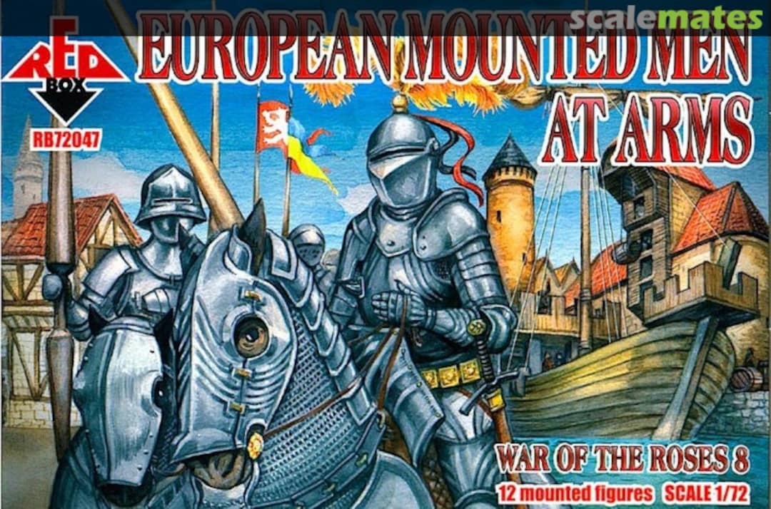 Boxart European Mounted Men at Arms RB72047 Red Box