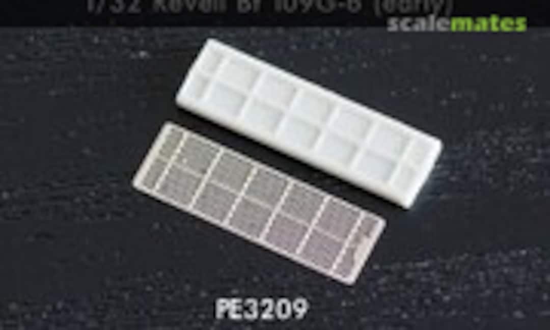 1:32 Oil cooler meshes for late Bf109F, Bf109G-2/4 (A.M.U.R. Reaver PE3209) PE3209