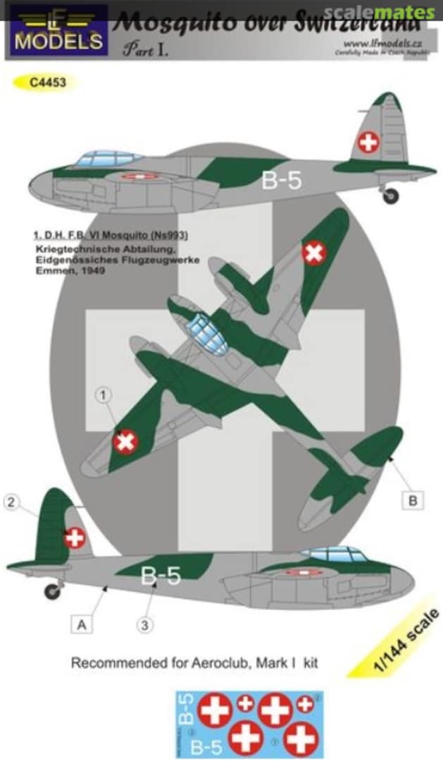 Boxart Mosquito over Switzerland C4453 LF Models