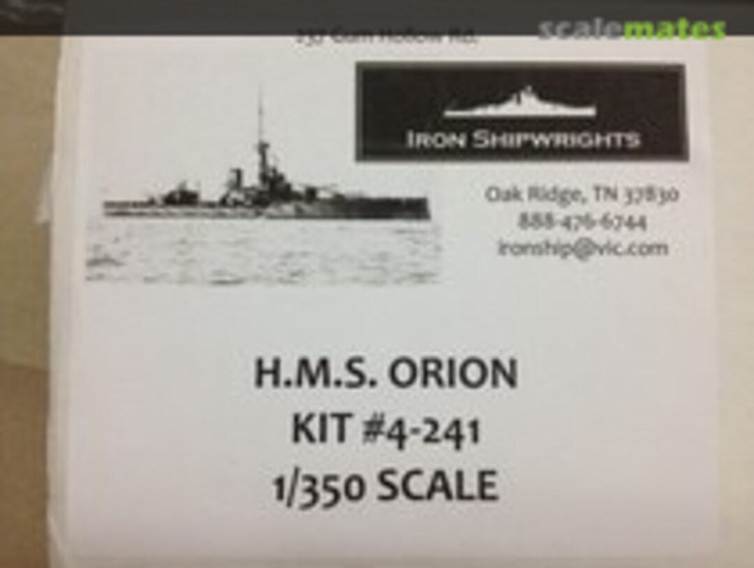 Boxart HMS Orion 4-241 Iron Shipwrights Boxart HMS Orion 4-241 Iron Shipwrights