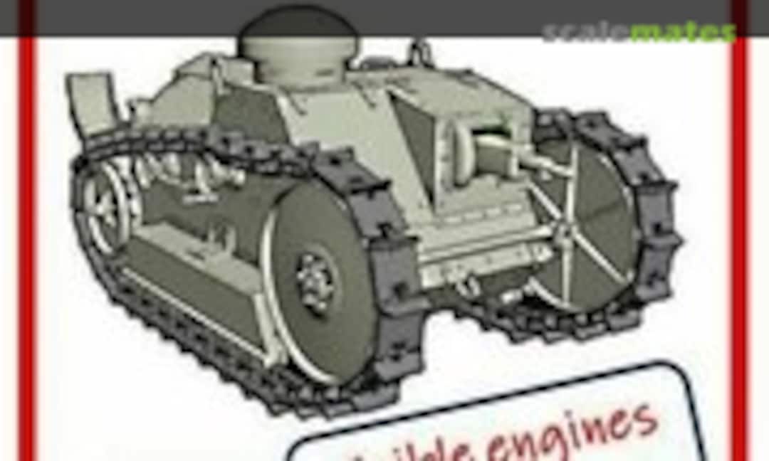 1:35 M1918 Ford 3-ton Tank (Vargas Scale Models R3D-35-023)