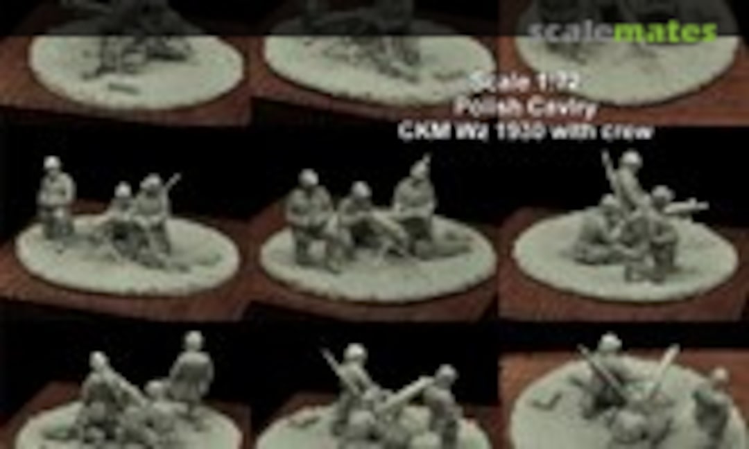 1:72 Polish CKM Wz 1930 with Crew set#2 (3) (Scibor Monsterous Miniatures 72HM0016) 72HM0016